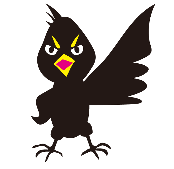 カラス 鴉 Crow Characterfun