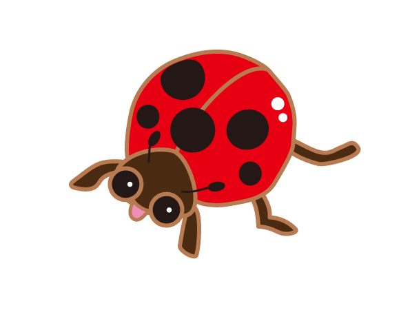 かわいいてんとう虫 Cute Ladybug Characterfun